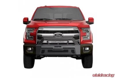 Scorpion Extreme Front Bumper with LED Light Bar Tactical Center Mount Non Winch Ford-150 2015-2017 - P000016