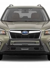 Scorpion Extreme Front Winch Bumper Tactical Center Mount with LED Single Row Light Bar Subaru Forrester 2019-2021                                     - P000030 - Image 2
