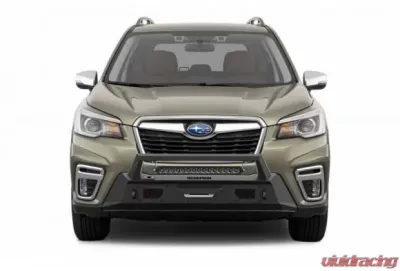 Scorpion Extreme Front Winch Bumper Tactical Center Mount with LED Single Row Light Bar Subaru Forrester 2019-2021 - P000030