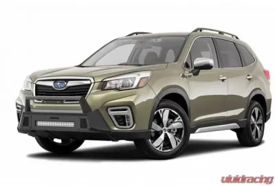 Scorpion Extreme Front Winch Bumper Tactical Center Mount with LED Double Row Light Bar Subaru Forrester 2019-2021 - P000031