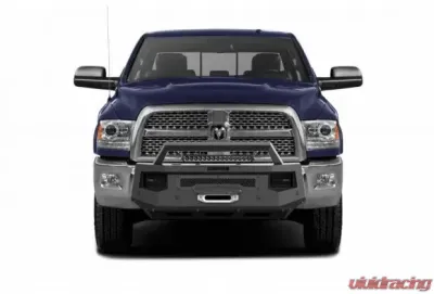 Scorpion Extreme Front Winch Bumper Tactical Center Mount with LED Single Row Light Bar Ram 2500 | 3500  2013-2018 - P000032