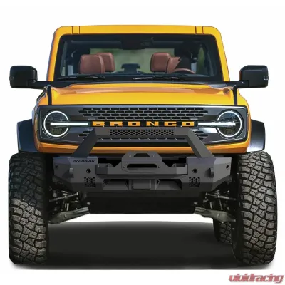 Scorpion Extreme Tactical Stubby Winch Front Bumper Ford Bronco 2021+ - P000059