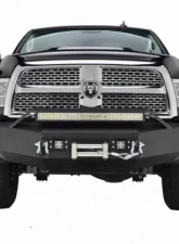 Scorpion Extreme Front Bumper HD with LED Cube Lights Dodge Ram 2500 | 3500 2010-2018                                     - SCO-FBRAM13 - Image 4