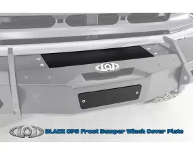 LOD Black Ops Front Bumper Winch Cover Plate Bare Steel Ford Bronco 2021-2022