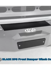 LOD Black Ops Front Bumper Winch Cover Plate Bare Steel Ford Bronco 2021-2022                                     - AFG2100 - Image 4