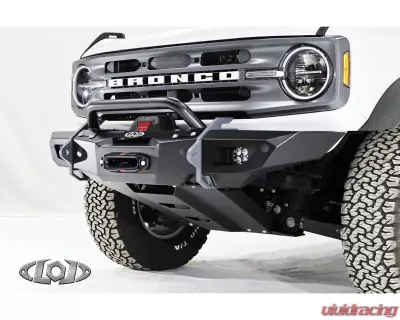 LOD Black Ops Front Bumper Bull Bar Bare Steel Ford Bronco 2021-2022 - AFG2102