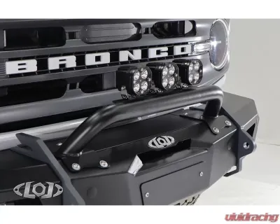 LOD Black Ops Front Bumper Bull Bar Bare Steel Ford Bronco 2021-2022 - AFG2102