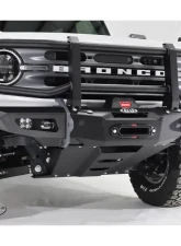 LOD Black Ops Front Bumper Full Grill Guard Black Powder Coated Ford Bronco 2021-2022                                     - AFG2105 - Image 4