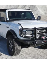 LOD Black Ops Front Bumper Full Grill Guard Black Powder Coated Ford Bronco 2021-2022                                     - AFG2105 - Image 6