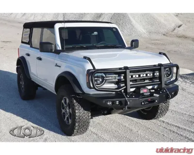 LOD Black Ops Front Bumper Full Grill Guard Black Powder Coated Ford Bronco 2021-2022 - AFG2105
