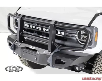 LOD Black Ops Front Bumper Full Grill Guard Black Powder Coated Ford Bronco 2021-2022 - AFG2105