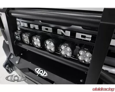 LOD Black Ops Front Bumper Full Grill Guard Black Powder Coated Ford Bronco 2021-2022 - AFG2105