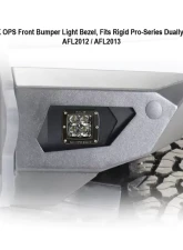 LOD Black Ops Blank Front Light Bezel Pair Bare Steel Ford Bronco 2021-2022                                     - AFL2000 - Image 4
