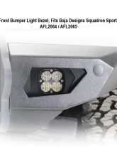 LOD Black Ops Blank Front Light Bezel Pair Bare Steel Ford Bronco 2021-2022                                     - AFL2000 - Image 6