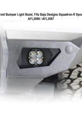LOD Black Ops Blank Front Light Bezel Pair Bare Steel Ford Bronco 2021-2022                                     - AFL2000 - Image 7