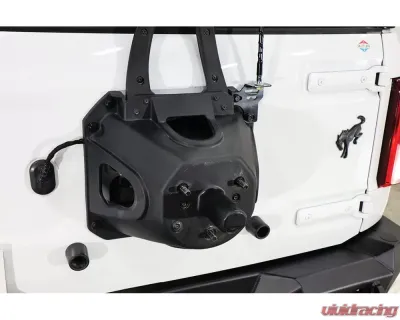 LoD Offroad Destroyer CB Antenna Mount Black Powder Coated Ford Bronco 2021-2022 - BCB2101