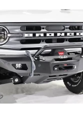 LOD Black Ops Shorty Winch Front Bumper Bare Steel Ford Bronco 2021-2022                                     - BFB2100 - Image 2