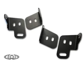 LOD Black Ops Front Bumper Frame Tie In Brackets Black Powder Coated Ford Bronco 2021-2022