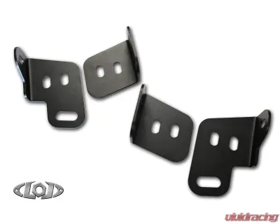 LOD Black Ops Front Bumper Frame Tie In Brackets Black Powder Coated Ford Bronco 2021-2022 - BFT2101