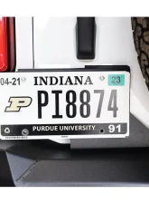 LoD Offroad Rear License Plate Door Mount Black Powder Coated Ford Bronco 2021-2022                                     - BLP2101 - Image 4