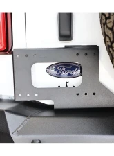 LoD Offroad Rear License Plate Door Mount Black Powder Coated Ford Bronco 2021-2022                                     - BLP2101 - Image 5