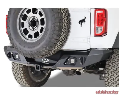 LoD Offroad Destroyer Rear Bumper Only Bare Steel Ford Bronco 2021-2022 - BRB2100