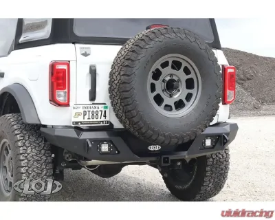 LoD Offroad Destroyer Rear Bumper Only Bare Steel Ford Bronco 2021-2022 - BRB2100