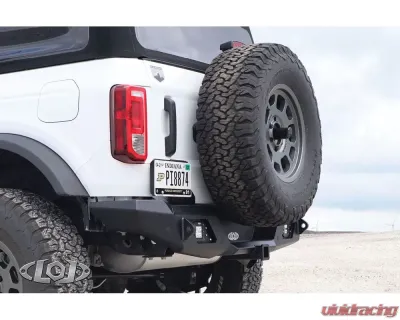 LoD Offroad Destroyer Rear Bumper Only Bare Steel Ford Bronco 2021-2022 - BRB2100