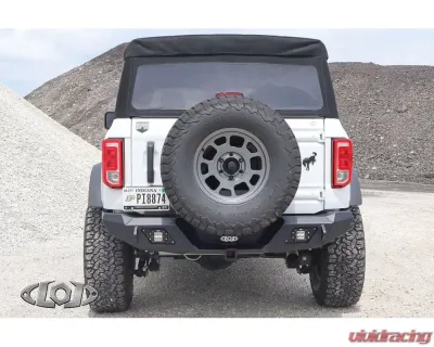 LoD Offroad Destroyer Rear Bumper Only Bare Steel Ford Bronco 2021-2022 - BRB2100