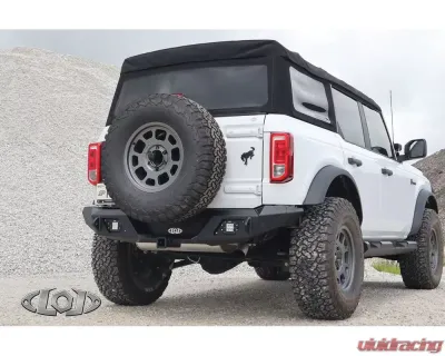LoD Offroad Destroyer Rear Bumper Only Bare Steel Ford Bronco 2021-2022 - BRB2100