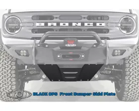 LOD Black Ops Front Bumper Skid Plate Bare Steel Ford Bronco 2021-2022