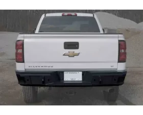 LOD Rear Signature Series Bumper Compatiable With Reverse Sensors Black Texture Chevrolet Silverado 2500 | 3500 2015-2019