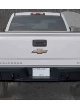 LOD Rear Signature Series Bumper Compatiable With Reverse Sensors Black Texture Chevrolet Silverado 2500 | 3500 2015-2019                                     - CRB1005 - Image 8