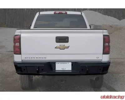 LOD Rear Signature Series Bumper Compatiable With Reverse Sensors Black Texture Chevrolet Silverado 2500 | 3500 2015-2019 - CRB1005