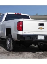 LOD Rear Signature Series Bumper Compatiable With Reverse Sensors Black Texture Chevrolet Silverado 2500 | 3500 2015-2019                                     - CRB1005 - Image 8