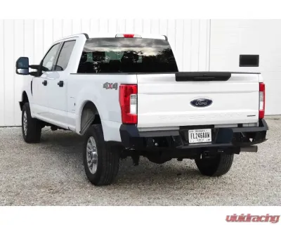 LOD Rear Signature Series Bumper Compatiable With Reverse Sensors Black Ford F250 | F350 2017-2020 - FRB1701