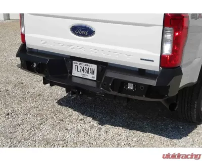 LOD Rear Signature Series Bumper Compatiable With Reverse Sensors Black Ford F250 | F350 2017-2020 - FRB1701