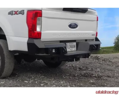 LOD Rear Signature Series Bumper Compatiable With Reverse Sensors Black Ford F250 | F350 2017-2020 - FRB1701