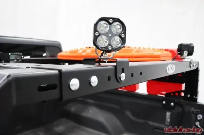 LoD Offroad Black Ops Bed Rack Black Powder Coated Accessory Mount Jeep Gladiator JT Destroyer 4-Door 2020-2022 - JAM2021