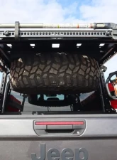 LoD Offroad Black Ops Bed Rack Black Powder Coated Hi-Lift Jack Mount Jeep Gladiator JT Destroyer 4-Door 2020-2022                                     - JHL2021 - Image 2