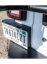 LOD Rear License Plate Relocation Kit Black Texture Jeep JL Wrangler 2018-2022                                     - JLP1801 - Image 3