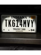 LOD Rear License Plate Relocation Kit Black Texture Jeep JL Wrangler 2018-2022                                     - JLP1801 - Image 5