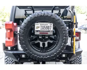 LOD Spare Tire License Plate Relocation Kit New Release Black Texture Jeep JL Wrangler 2018-2022