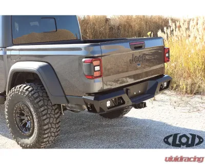 LOD Destroyer Rear Bumper Black Powder Coated Jeep Gladiator 2020-2022 - JRB2001