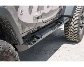 LOD Destroyer 4 Door Rocksliders Black Powder Coated Jeep JK Wrangler 2007-2017