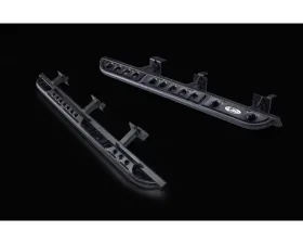 LOD Unlimited Frame Mounted 4 Door Rocksliders Black Powder Coated Jeep JK Wrangler 2007-2017