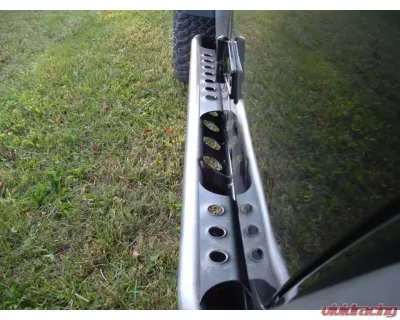 LOD Unlimited Frame Mounted 4 Door Rocksliders Black Powder Coated Jeep JK Wrangler 2007-2017 - JRS0741