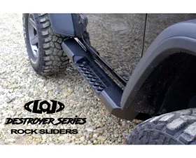 LOD Destroyer 2 Door Rocksliders Jeep JL Wrangler 2018-2022