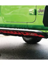 LOD Signature Series Frame Mounted 4 Door Rocksliders Black Powder Coated Jeep JL Wrangler 2018-2022                                     - JRS1841 - Image 16