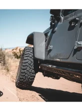 LOD Signature Series Frame Mounted 4 Door Rocksliders Black Powder Coated Jeep JL Wrangler 2018-2022                                     - JRS1841 - Image 15